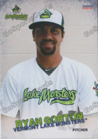 2015 Vermont Lake Monsters Ryan Gorton