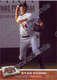 2009 Great Falls Voyagers Ryan Hamme