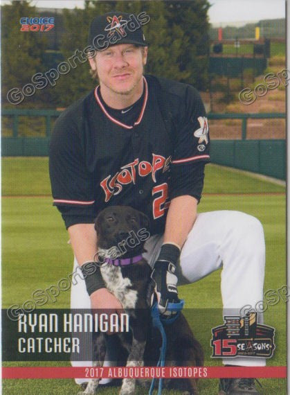2017 Albuquerque Isotopes Ryan Hanigan
