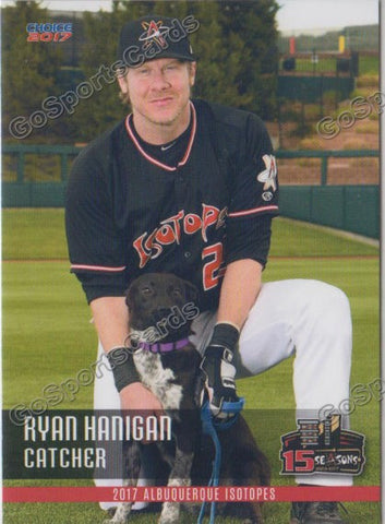 2017 Albuquerque Isotopes Ryan Hanigan