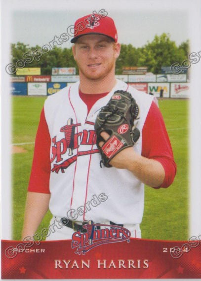 2014 Lowell Spinners Ryan Harris
