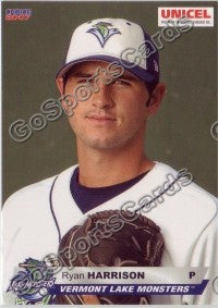2007 Vermont Lake Monsters Ryan Harrison