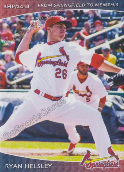 2018 Springfield Cardinals SGA Ryan Helsley