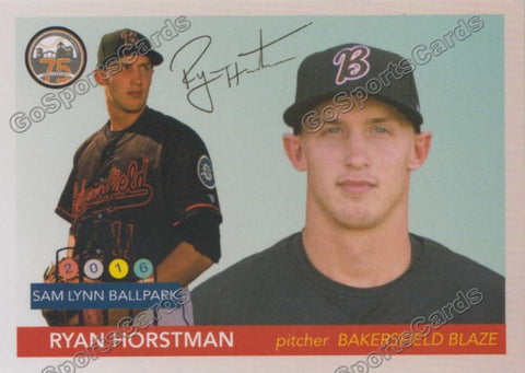2016 Bakersfield Blaze Ryan Horstman