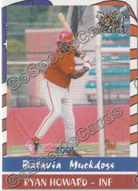 2004 Batavia Muckdogs Team Set (Ryan Howard, Chase Utley)