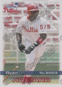 2003 Clearwater Phillies Ryan Howard