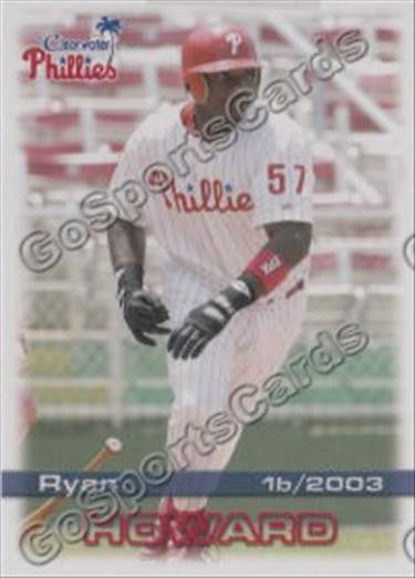 2003 Clearwater Phillies Team Set