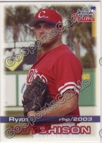2003 Clearwater Phillies Ryan Hutchison