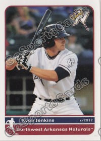 2012 Northwest Arkansas Naturals Ryan Jenkins