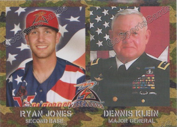 2014 Salem Keizer Volcanoes Military SGA Ryan Jones