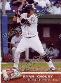 2009 Portland Sea Dogs Ryan Khoury