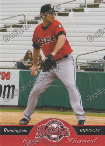 2013 Birmingham Barons Ryan Kussmaul