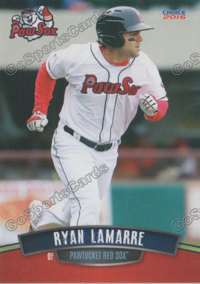2016 Pawtucket Red Sox Ryan Lamarre