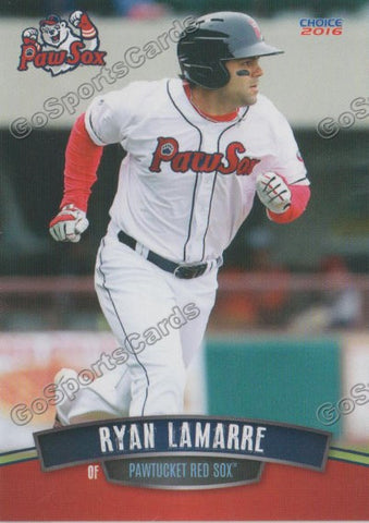 2016 Pawtucket Red Sox Ryan Lamarre