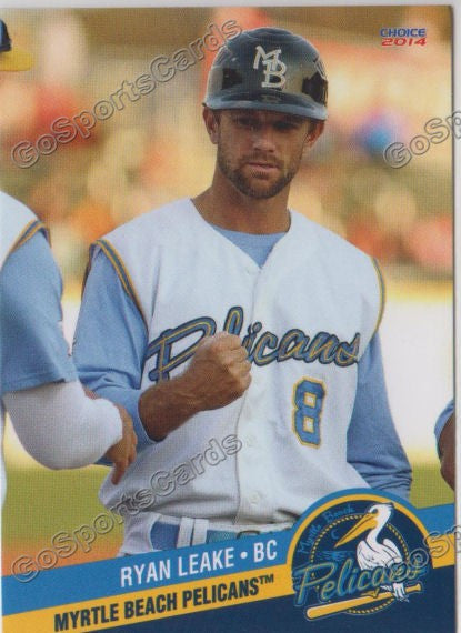 2014 Myrtle Beach Pelicans Ryan Leake