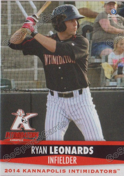 2014 Kannapolis Intimidators Ryan Leonards