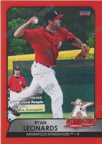 2015 Kannapolis Intimidators Ryan Leonards