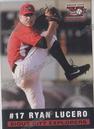 2013 Sioux City Explorers Ryan Lucero