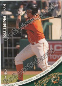 2012 Greensboro Grasshoppers Ryan McIntyre