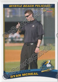 2012 Myrtle Beach Pelicans Ryan McNeal