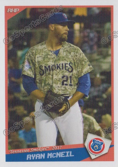 2017 Tennessee Smokies Ryan McNeil