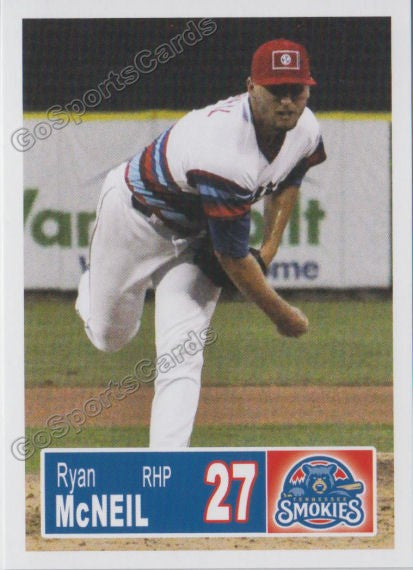 2018 Tennessee Smokies Ryan McNeil