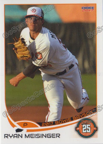 2017 Bowie Baysox Ryan Meisinger