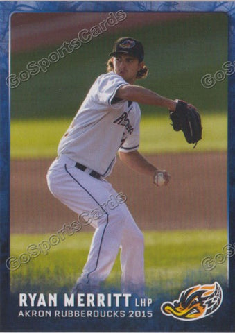 2015 Akron Rubberducks Ryan Merritt