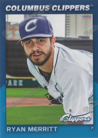 2016 Columbus Clippers Ryan Merritt