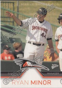 2012 Delmarva Shorebirds Ryan Minor