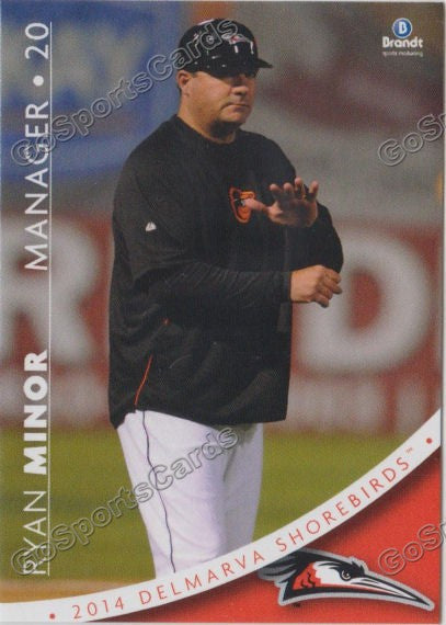 2014 Delmarva Shorebirds Ryan Minor