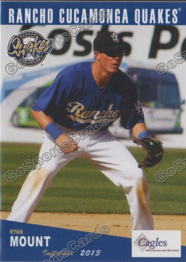2013 Rancho Cucamonga Quakes Ryan Mount