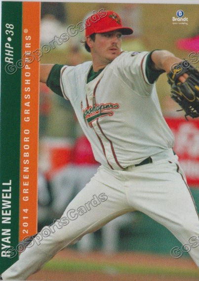 2014 Greensboro Grasshoppers Ryan Newell