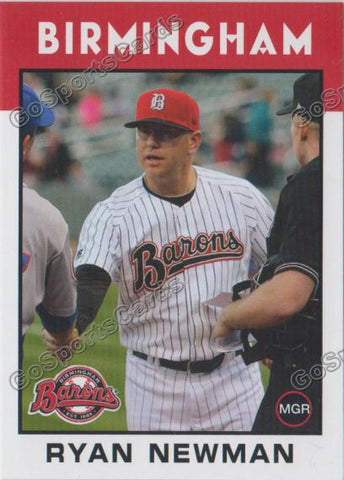 2016 Birmingham Barons Ryan Newman