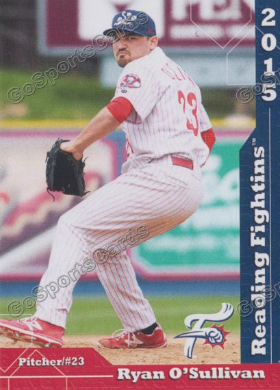 2015 Reading Fightin Phils Update Ryan O'Sullivan