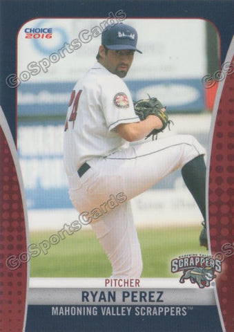 2016 Mahoning Valley Scrappers Ryan Perez