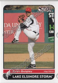 2012 Lake Elsinore Storm Ryan Quigley