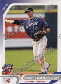 2012 Akron Aeros Ryan Rohlinger