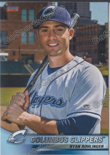 2013 Columbus Clippers Ryan Rohlinger