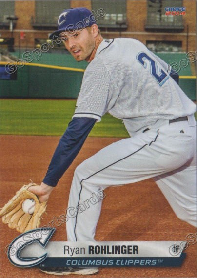 2014 Columbus Clippers Ryan Rohlinger