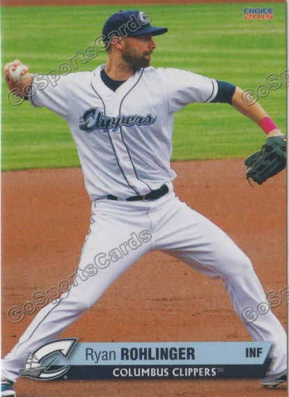 2015 Columbus Clippers Ryan Rohlinger