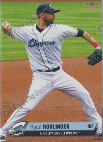 2015 Columbus Clippers Ryan Rohlinger