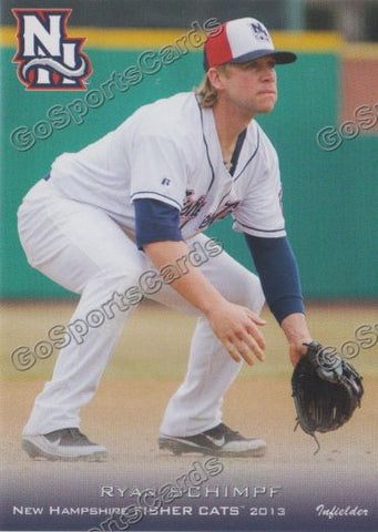 2013 New Hampshire Fisher Cats Ryan Schimpf