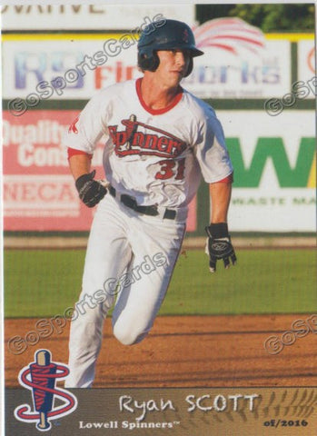 2016 Lowell Spinners Ryan Scott