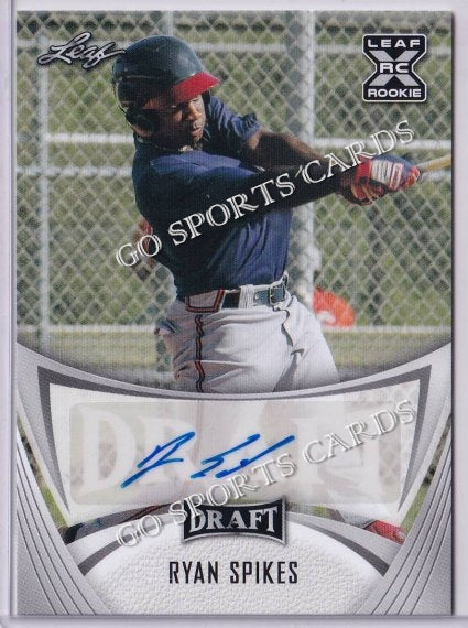 2021 Leaf Draft BA-RS3 Ryan Spikes XRC Autograph