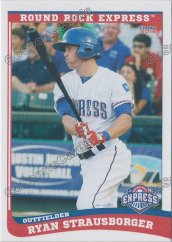 2016 Round Rock Express Ryan Strausborger