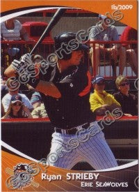 2009 Erie SeaWolves Ryan Strieby