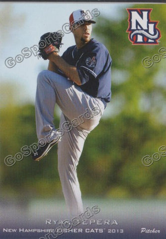 2013 New Hampshire FishFisher Cats Ryan Tepera