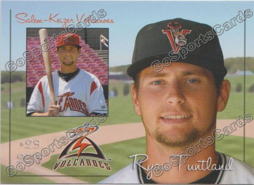 2013 Salem Keizer Volcanoes Ryan Tuntland