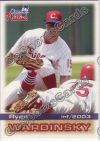 2003 Clearwater Phillies Ryan Wardinsky